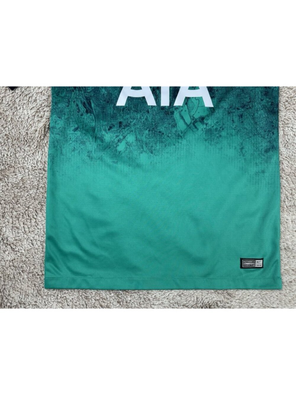 Nike Tottenham 18/19 Third Soccer Jersey Size Youth XL Nike Boys Green - Picture 9 of 11